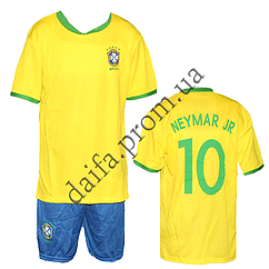 Форма для футболу 1805 Збірна Бразилії NEYMAR (6-14 років) оптом і в роздріб. Доставка з Одеси.