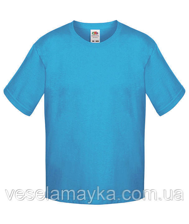 Бірюзова дитяча футболка Преміум, фото 1