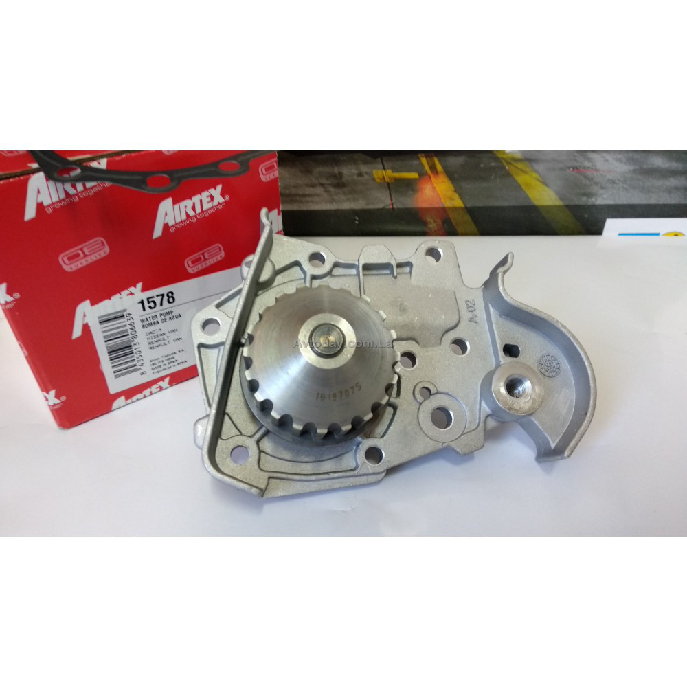 Насос водяной Renault Clio (98-), Logan (04-), Megane (03-), Sandero (08-) 1,4/1,6 MPI (30202) Asam  770147801