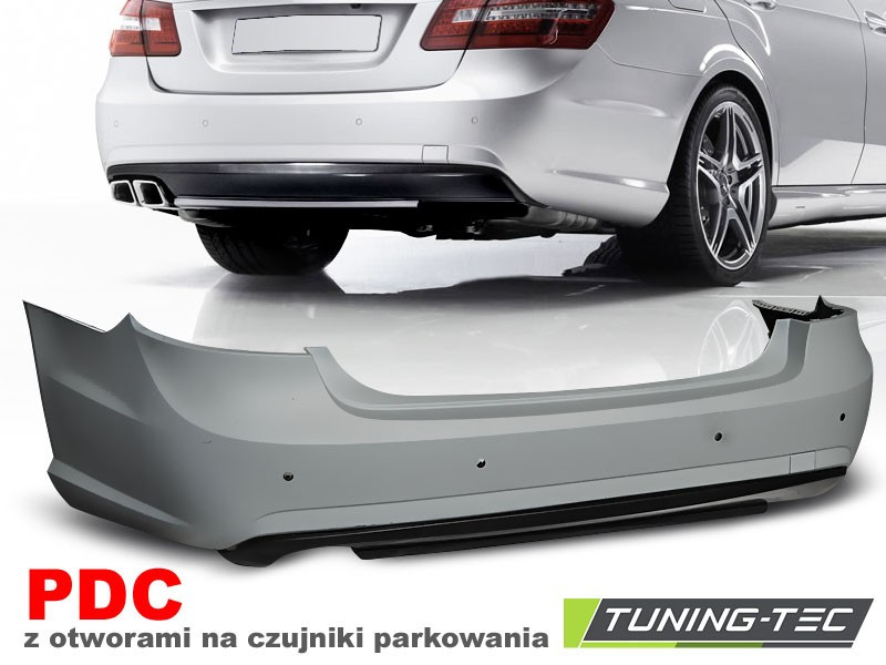 Задній бампер тюнінг обвіс Mercedes W212 в стилі E63 AMG