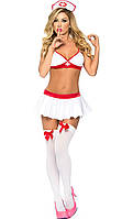 Еротичний жіночий наряд Костюм "Еротична медсестра" 44 -46р. Наряди для рольових ігор фотосесії доктора