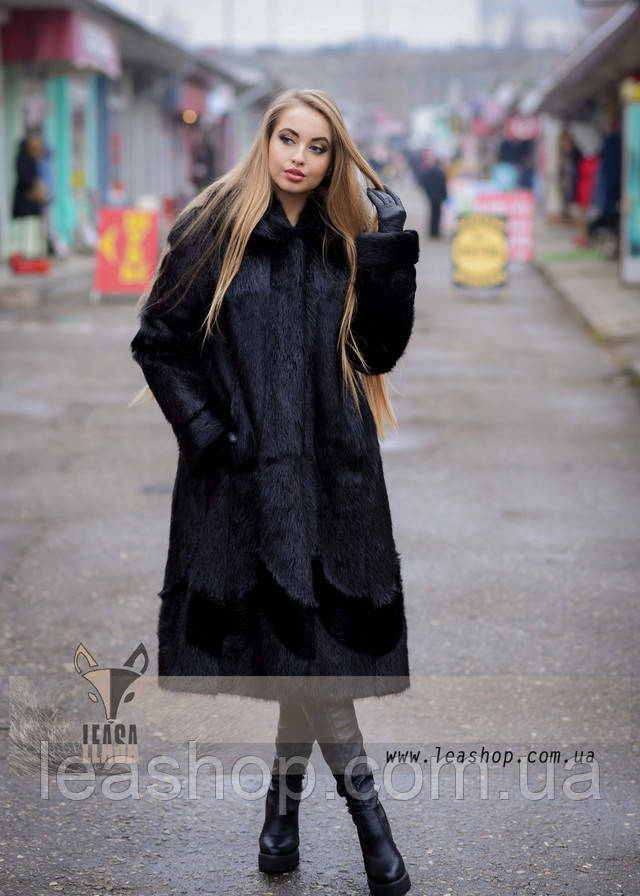 Купить шубу из нутрии в рассрочку ФОТО