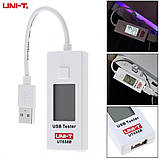 USB-тестер UNI-T UT658B для вимірювання напруги, ємності, струму, фото 4