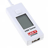USB-тестер UNI-T UT658B для вимірювання напруги, ємності, струму, фото 5