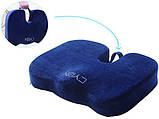 Ортопедична подушка для сидіння з піни з пам'яттю CYLEN Memory Foam для великої та середньої ваги, фото 6