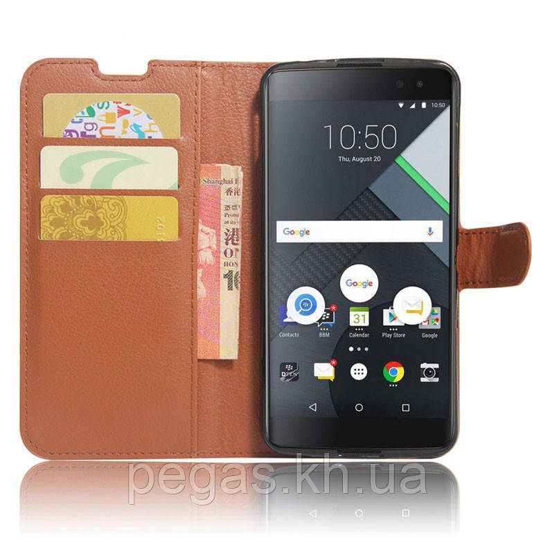 Чехол BlackBerry DTEK60 кожзам.