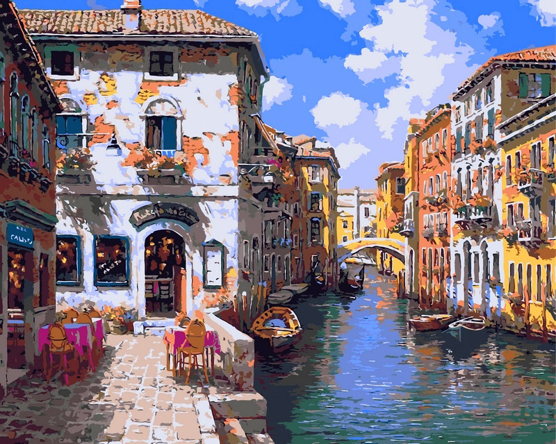 Картина Розмальовка Babylon Гранд-канал (VP246) 40 х 50 см, фото 1