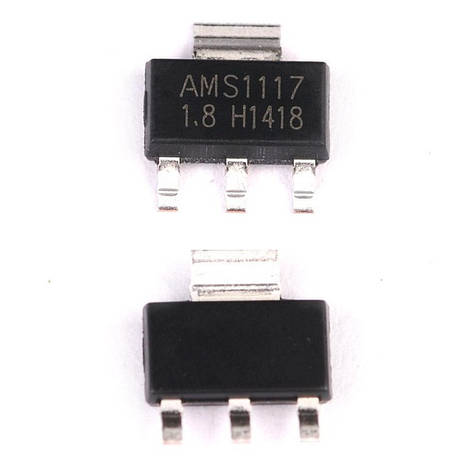 Мікросхема AMS1117-1.8V AMS1117-1.8V AMS1117 в блістері, фото 1