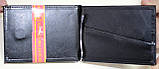 Затискач для грошей/шумка/портмоне/затискач для купюр із магнітною застібкою, з візитницею чорний, фото 2