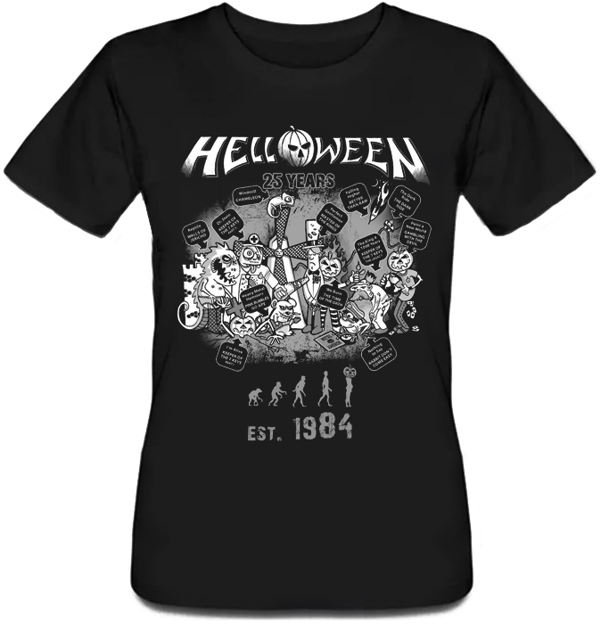 Женская футболка Helloween - Est. 1984 - фото 1 - id-p682764246