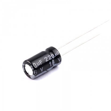 Конденсатор 220uf 16v 220Мкф 16в, фото 1