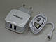 Зарядний пристрій для телефона Inkax CD-28 microUSB White, фото 6
