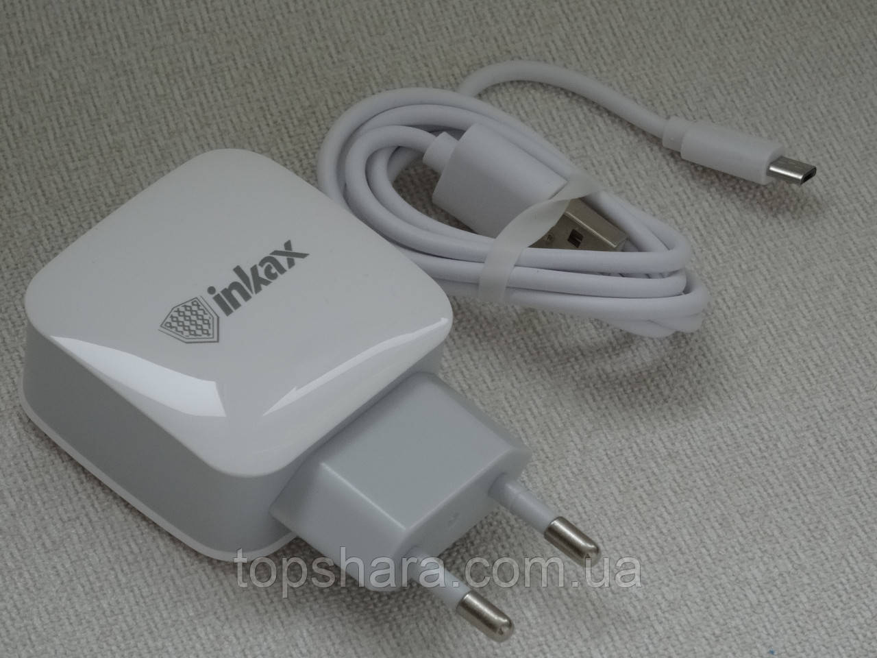 Зарядний пристрій для телефона Inkax CD-28 microUSB White