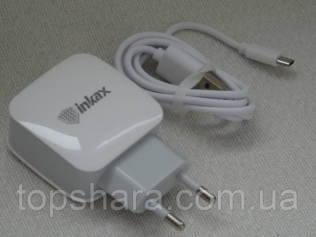 Сетевое зарядное устройство Inkax CD-28 micro USB 2.1А + кабель