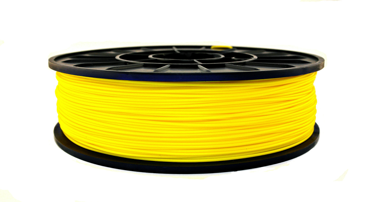 Нитка ABS Premium (АБС) пластик для 3D друку, Жовтий (1.75 мм/0.75 кг)
