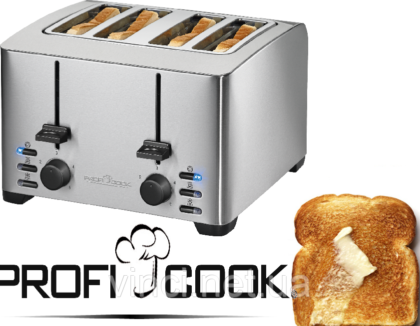 Тостер Profi Cook PC-TA 1073, фото 1