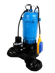 Насос чавунний для чистої та брудної води з подрібнювачем і поплавцем 1500W