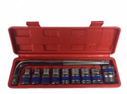 Набір 6-гранних головок із воротком 1/2 1-E1007 Ampro