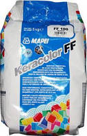 Затирка для швів цементна 5 кг, KERACOLOR FF Mapei (100-білий)