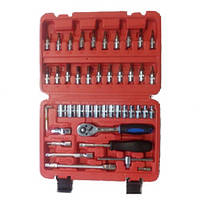 Набор инструмента 1/4" 46 предмета 1-E1002 Ampro