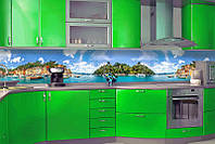 Кухонный фартук Природа кухонные фартуки для кухни на стену фотопечать скинали пейзаж 600*2000 мм