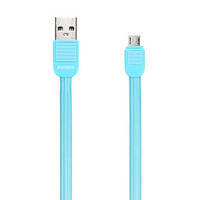 Кабель для зарядки USB-microUSB Remax Puff RC-045m 2,1A 1m Blue