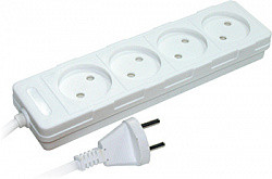 Подовжувач 4 гнізда 3м без заземлення з захистом E. NEXT e.es.4.3.b. (s042062)