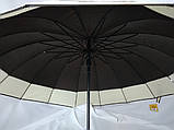 Зонт-трость напівавтомат Ziller ZL-402 ,16 спиць / Парасольку антиветер, фото 7