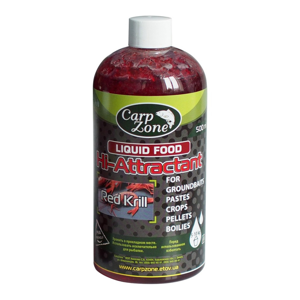 Ліквід Атрактанти Liquid Hi-Attractant Red Кrill (Червона Креветка)