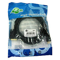 Кабель   HDMI-DVI (24+1)   ATcom  3,0m