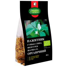 Пажитник (гуньба сінна, хельба, фенугрек, шамбала) органічний, ORGANIC COUNTRY 50г