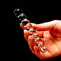 Анальна ялинка 2 см вузька тонка Lynx Icicles медичне скло, фото 4