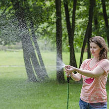 Пістолет-розпилювач для поливання хромований із плавним регулюванням потоку води. + Адаптер 
