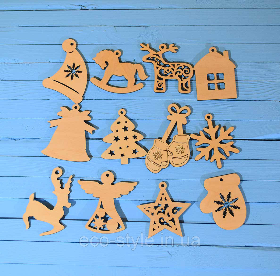 Новорічні набори іграшок, новорічні іграшки і прикраси, фото 1