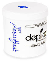 Біла Цукрова паста для шугарингу Depilax White Exclusive Professional 1200г