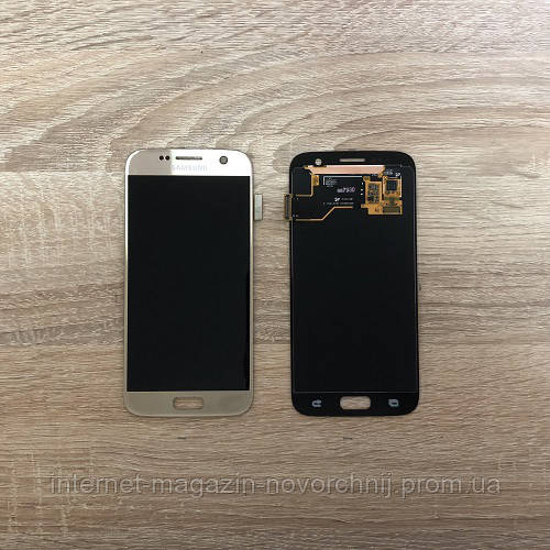 Дисплей Samsung G930 Galaxy S7 Золото(Gold),GH97-18523C, Super AMOLED!