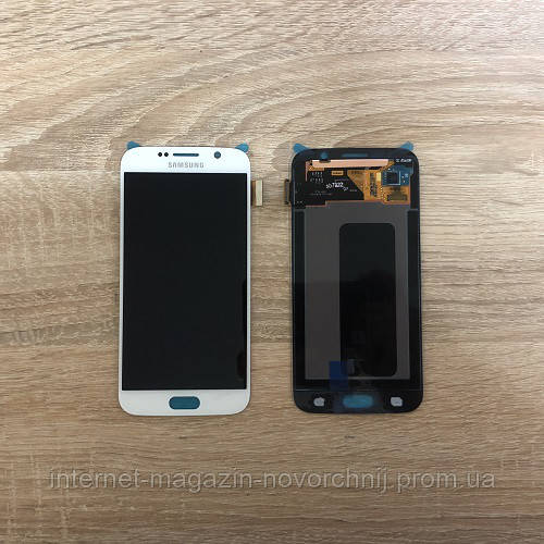 Дисплей Samsung S6 G920 Білий White GH97-17260B оригінал!