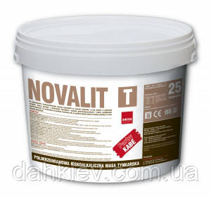 Novalit T — фасадна полісилікатна декоративна штукатурка барашок, короїд 1,0 мм, 1,5 мм, 2 мм, 2,5 мм