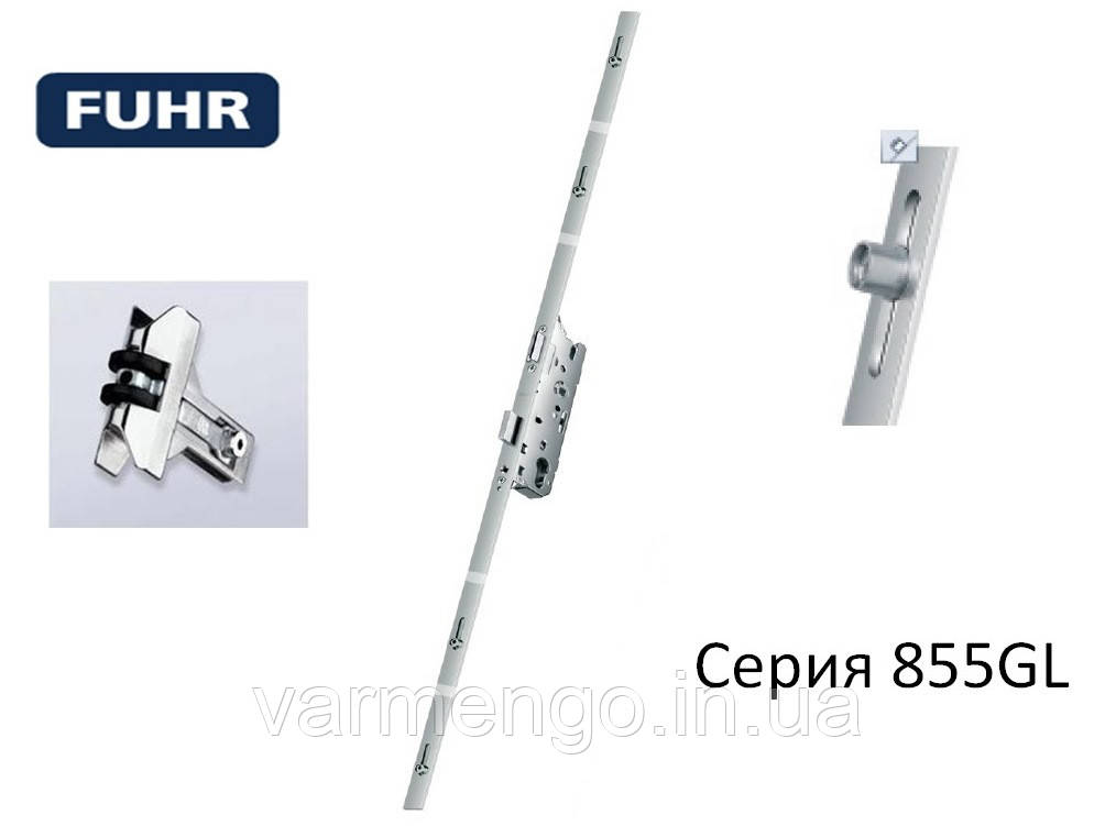 Замок багатозапірний Fuhr 855GL 35/2170 з роликом.