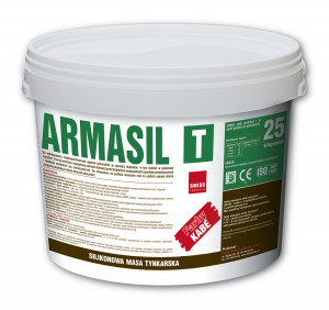 Armasil T — фасадна силіконова декоративна штукатурка барашок 1,0 мм, 1,5 мм, 2 мм, 2,5 мм