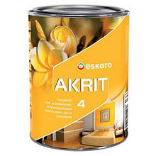 Фарба для стель і стін Eskaro Akrit 4 глубокоматовая 2.85 л