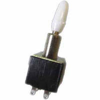 Тумблер з білим перемикачем 6 pin 2 положення