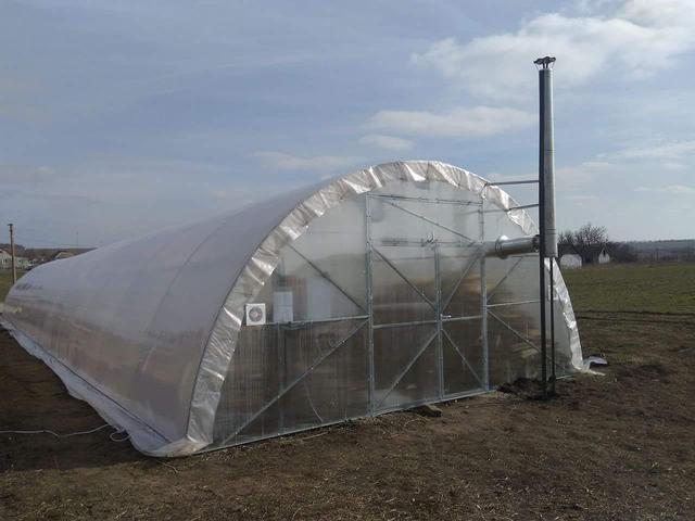 промислова теплиця фермерська під плівку