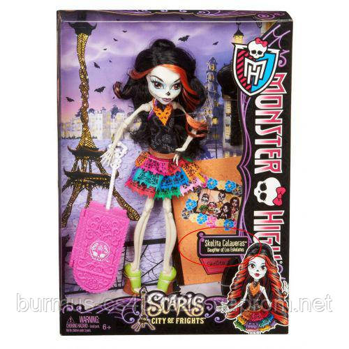 Кукла Monster High Skelita Calaveras Scaris Монстер Хай Скелита Калаверас Скариж