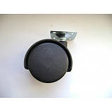 Ролик меблевий з майданчиком Ø50 мм, фото 2