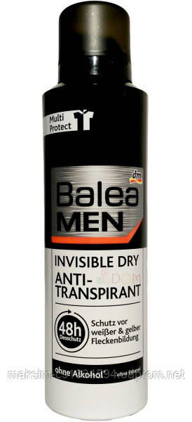Дезодорант аерозольный Balea Invisible Dry 200мл.