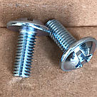 Гвинт DIN 967 з прессшайбою М 8х20 мм. Білий цинк, фото 3