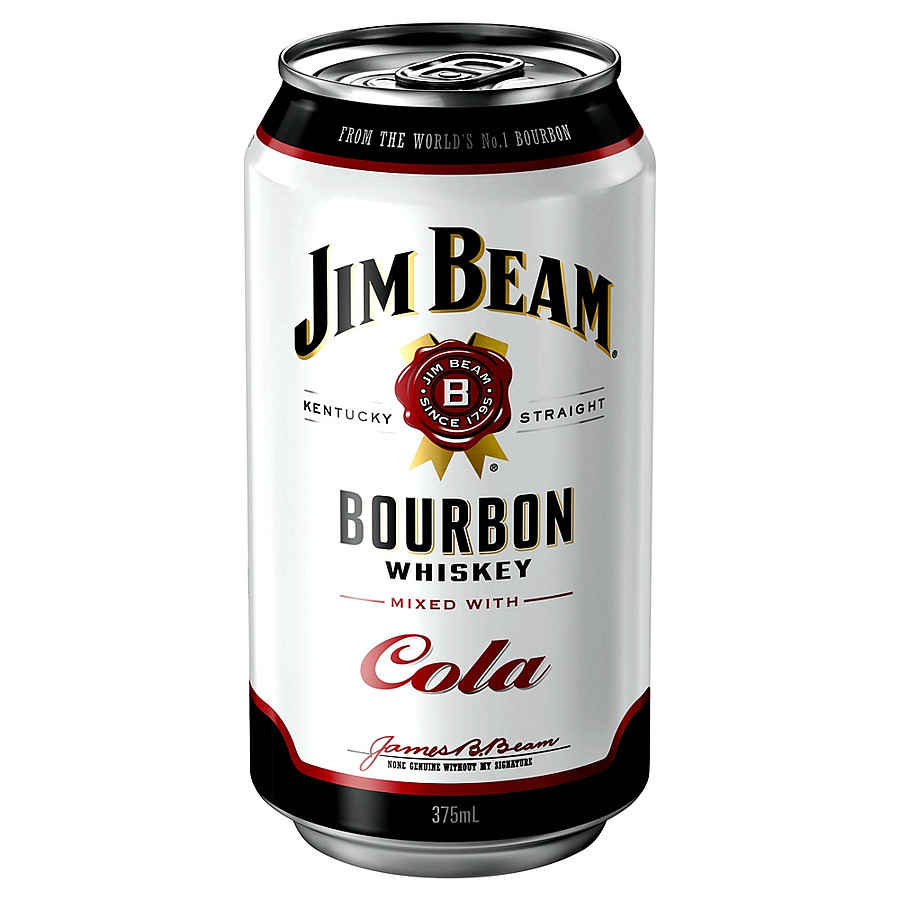Напій віскі Jim Beam & Cola 330 мл віскі з колою в банку
