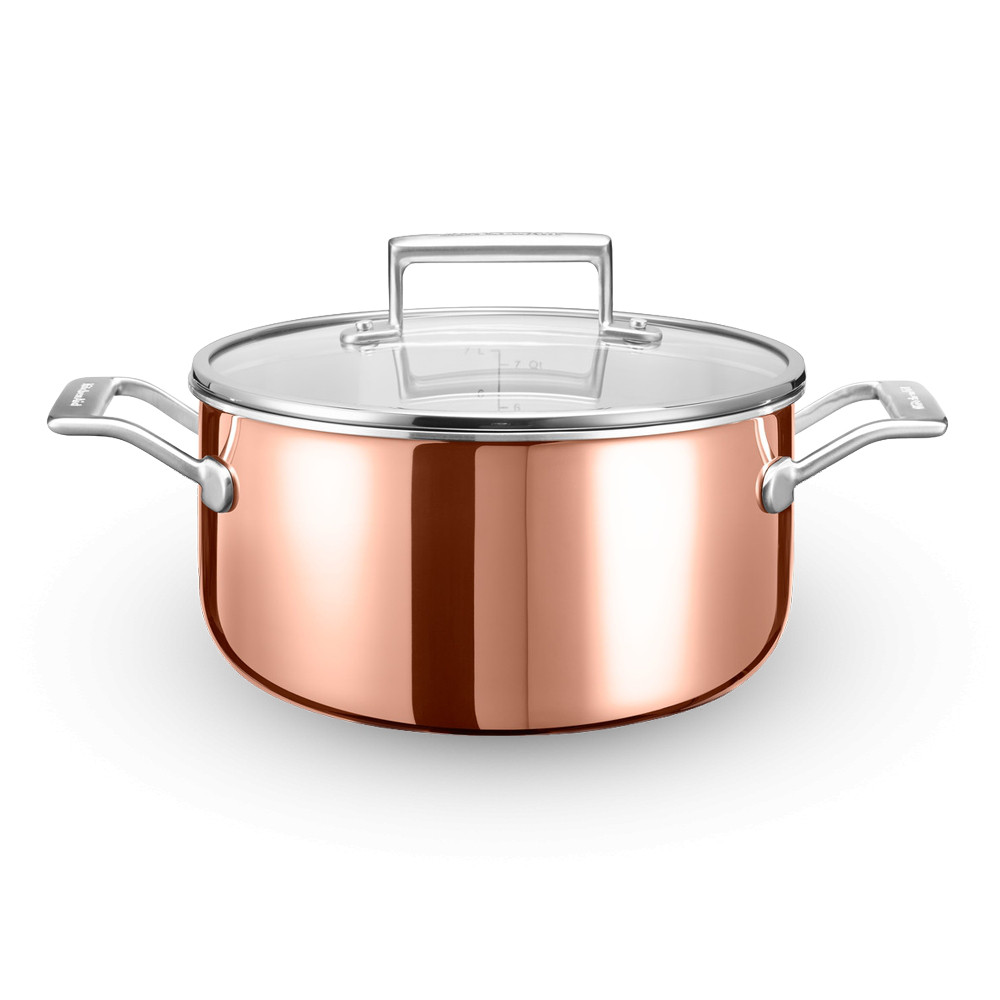 Каструля KitchenAid 5,68 л мідна KC2P60LCCP