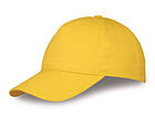 Жовта рекламна кепка пятиклинка ПРОМО, фото 2